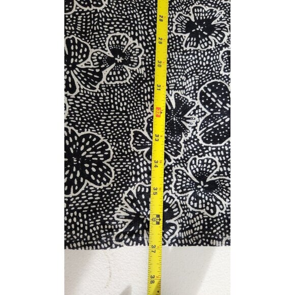 Sonoma Dress Womens Large Sleeveless Floral Linen Rayon Pockets Summer Casual - Picture 6 of 13